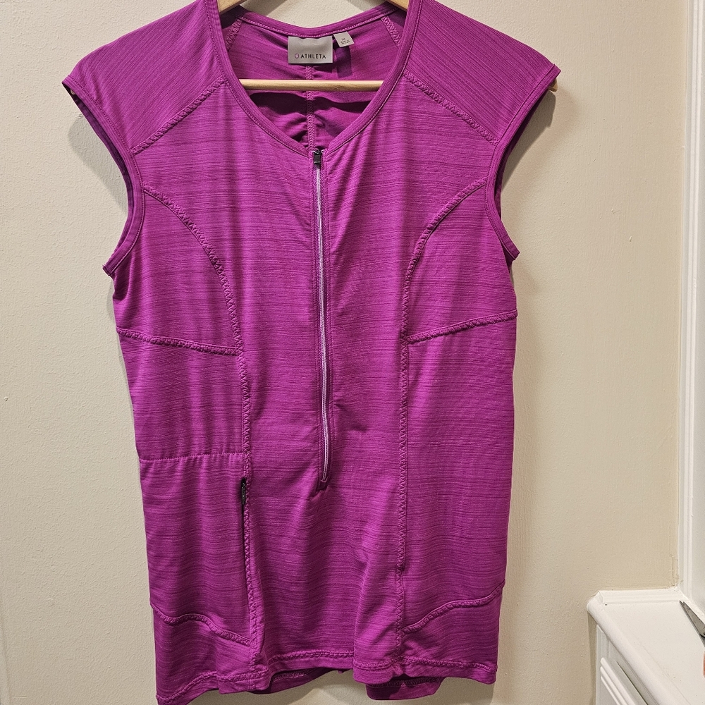 Athleta Purple Sleeveless Top‎
